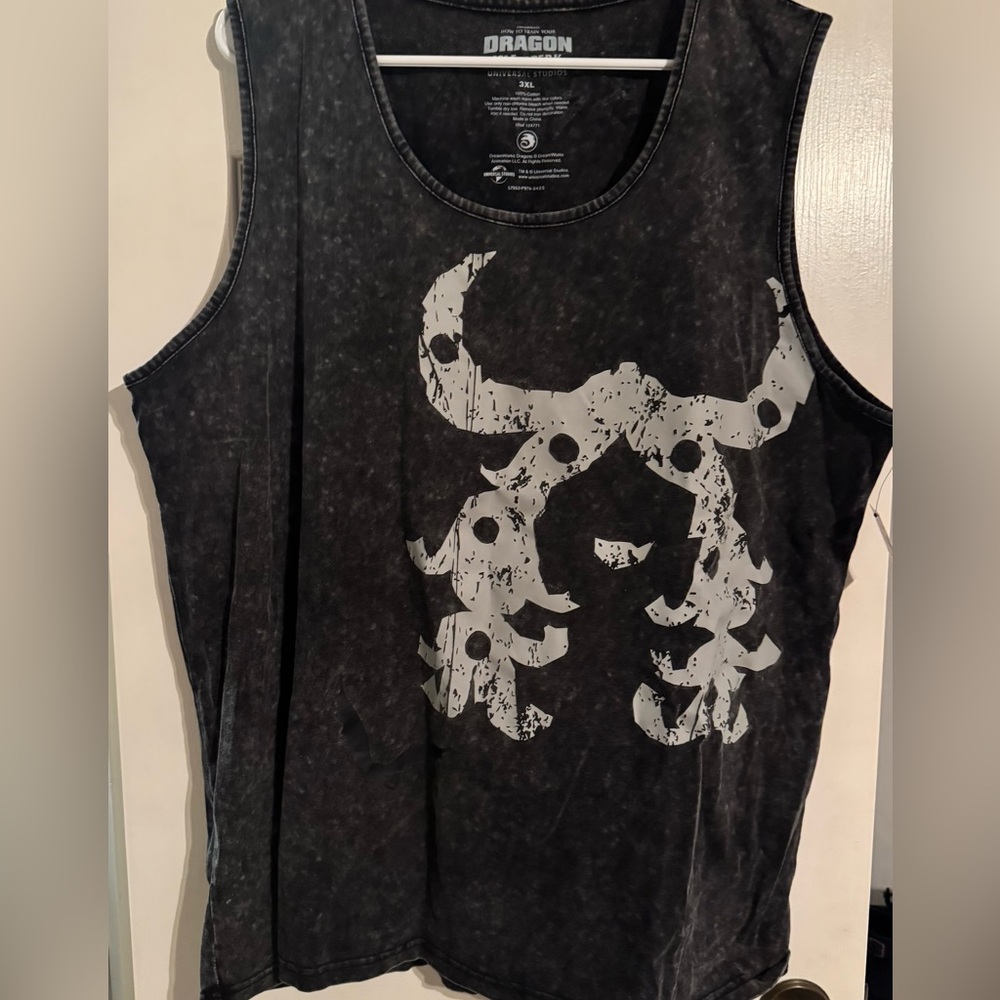 NWT Epic Universe How to Train Your Dragon Isle of Berk Womens Viking Tank 3XL